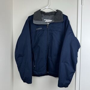 Columbia Men’s Size Medium Jacket Fleece Lined Bomber Full Zip Coat Parka